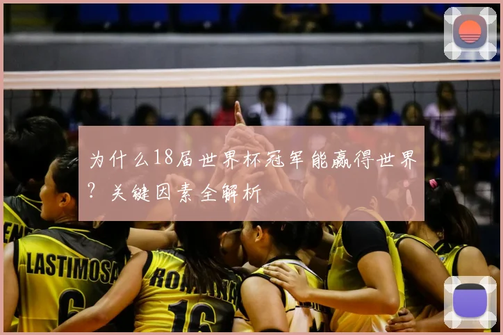 为什么18届世界杯冠军能赢得世界？关键因素全解析